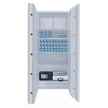 Rottner feuersicherer Stahlbüroschrank S2 Office 3 Fire Premium Zahlenkombinationsschloss lichtgrau T05652